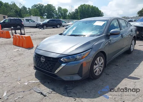 2025 Nissan Sentra S из США, поврежденный, VIN 3N1AB8BV3SY253170